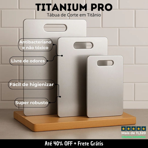Tábua Titanium Pro - Corte Preciso e Higiene Máxima - Promoção Hoje