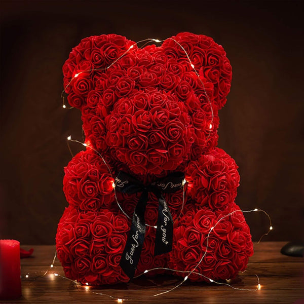 Urso de Rosas Forever Love - Presente Especial