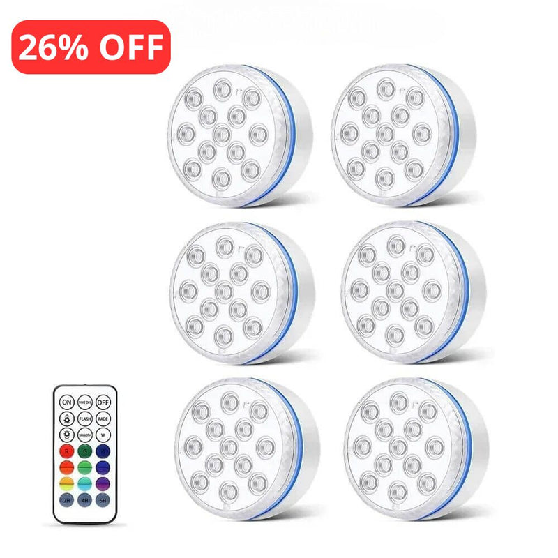 Luminária Led de Piscina RGB com Ventosas - Swanlight