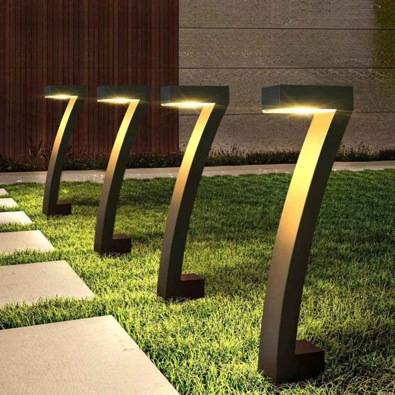 Luminária Solar LED para Caminhos - Ilumine exteriores