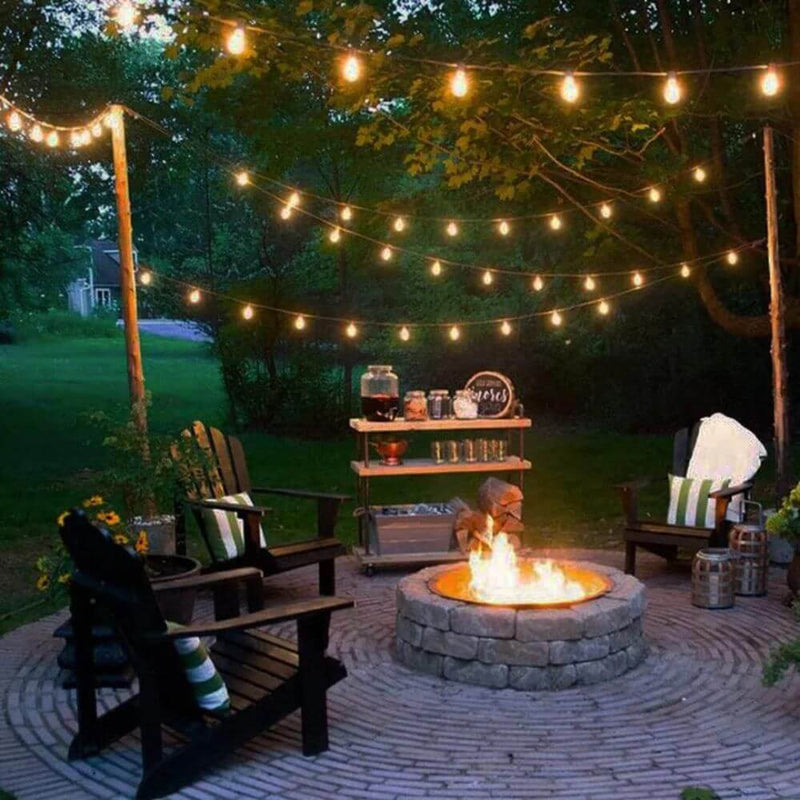 Varal de Lâmpadas Arredondadas Bivolt Swanlight - Ilumine Exteriores